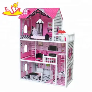 Nuevos productos niños Juego <span class=keywords><strong>de</strong></span> casa <span class=keywords><strong>de</strong></span> <span class=keywords><strong>muñecas</strong></span> <span class=keywords><strong>de</strong></span> madera <span class=keywords><strong>con</strong></span> <span class=keywords><strong>ascensor</strong></span> W06A251B - Product Image 1