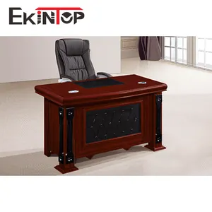Ekintop <span class=keywords><strong>Mdf</strong></span> Thiết Kế Văn Phòng Bàn Nhân Viên Thư Ký Bàn Máy Tính - Product Image 1