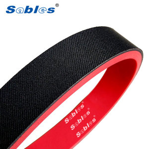 Sables rode rubbercoating tandriem platte riem voor verpakkingsmachine -30~80 graden temperatuurbereik aanpasbaar - Product Image 4