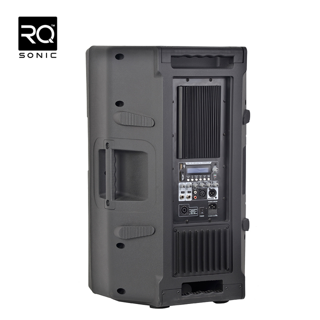 RQSONIC CMQ15APUSB-BT 15'' 350W Powered Speaker Professional Built in Amplifier Outdoor Speaker With Usb Port Dj