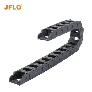 JFLO J25 series open type plastic energy cable chain nylon cable tray /drag cable chain