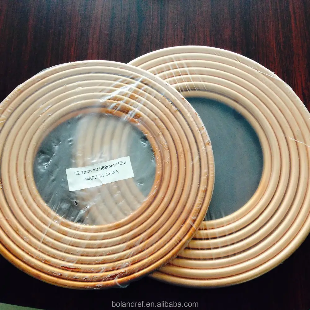 High Quality Refrigeration Pancake Copper Coil Tubes 15m 15.24m als Per ASTM B280