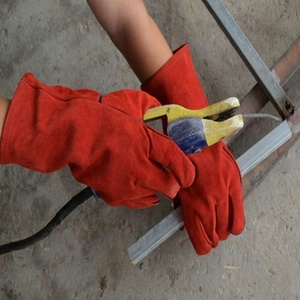<span class=keywords><strong>Seguridad</strong></span> Industrial equipment cowhide leather hand protect gloves welding - Product Image 3