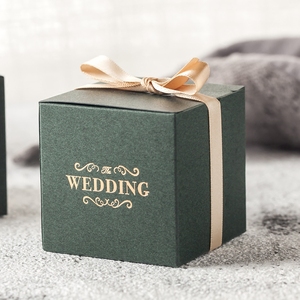 Wholesale Custom Luxury <strong>Sweet</strong> Wedding Favour <strong>Gift</strong> Candy Packaging <strong>Gift</strong> <strong>Box</strong> with Ribbon - Product Image 4