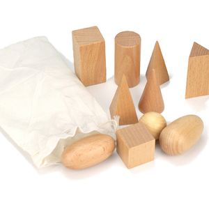 Gioco Educativo in Legno per Geometria, Forme Geometriche 3D da Abbinare - Product Image 2