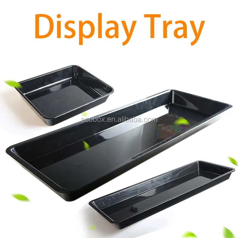 Plastic bulk food and meat display tray