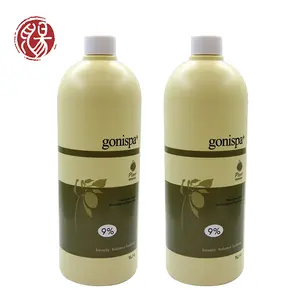 Zunrong Gonispa-máquina para el cuidado del cabello, cosmética profesional para el cuidado del cabello, Desarrollador de Color/peróxido sin amoníaco, etiqueta privada de 1000 Ml, permanente, 20 Uds./cartón