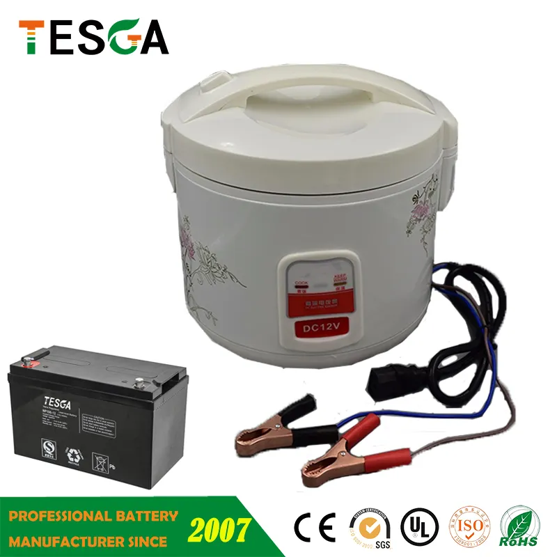 12V DC الشمسية جهاز طهي الأرز سعر الجملة المصنوعة في الصين الشمسية جهاز طهي الأرز 2L