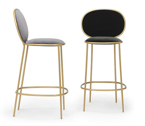 Super hot di velluto colorato copertura telaio in metallo di alta piedi di cerimonia nuziale <span class=keywords><strong>sedia</strong></span> di un <span class=keywords><strong>bar</strong></span> - Product Image 1