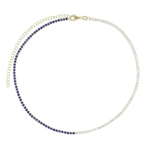 LOZRUNVE China Supplier Fashion 925 Sterling Silver Cubic Zircon <strong>Tennis</strong> <strong>Choker</strong> - Product Image 4