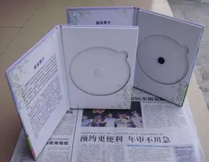 Caja de papel para CD DVD, contenedor, caja de cd