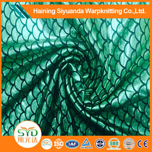 Sirène <span class=keywords><strong>Hologramme</strong></span> Métallique Spandex <span class=keywords><strong>Lycra</strong></span> nylon Tissu - Product Image 4