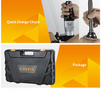 Marteau perforateur rotatif multifonction COOFIX, perceuse à percussion rotative sans fil, marteau perforateur rotatif électrique