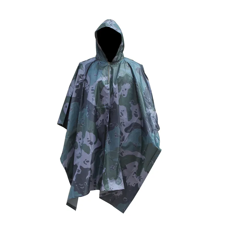 Creative fashion polyester rain poncho adult full printing rain poncho for motorcycle