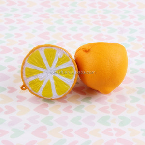 SANQI Vente Chaude Nouveau Style Citron Kawaii PU Doux Squezze Visqueux Lente Hausse - Product Image 1