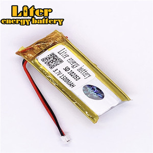 Plug 1,5-3 P 3,7 V 102050, 1500 mAh ultra THIN battery s Li-ion rechargeable lipo battery with wire - Product Image 2