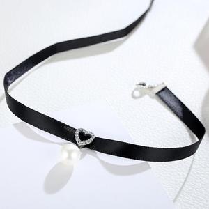 BAGREER SCN070 Ultimi Disegni Di Gioielli Moda Grande Collana Del Choker Collo di Cuoio Dichiarazione Con Zircone - Product Image 2