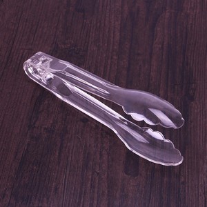 Acrylic Plastic Food <strong>Tong</strong> Anti-slip Salad Fruit Grip Cake Bread <strong>Serving</strong> Clamps <strong>Tongs</strong> - Product Image 3