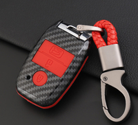 Étui de protection pour clé de voiture avec porte-clés pour Kia Ceed Rio Sportage R K3 K4 K5 Ceed Sorento Cerato Optima 2015 2016 2017 2018