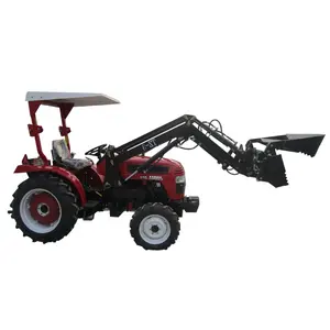 TZ04D tractor hydraulic Front loader with Tray fork matched with Ordinary bucket Domestic valve