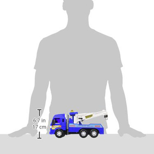 Camión de Remolque de Juguete de Policía, Grande y Resistente, para Niños, con Fricción, Ganchos Dobles, Material Plástico, Escala 1:64 - Product Image 6