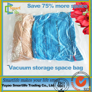 Para las maletas viaje mano roll up ziplock plástico oem <span class=keywords><strong>ropa</strong></span> portable ahorro de espacio del vacío bolso comprimido - Product Image 5