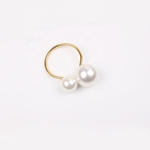 Pearl anelli di Tovagliolo Fibbia Cerchio Anelli di Tovagliolo Cerchio di Tovagliolo Tovagliolo Holder per la Cerimonia Nuziale Hotel Forniture Decorazione Della Tavola, <span class=keywords><strong>Oro</strong></span> - Product Image 3