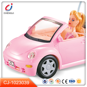 Best Girls Gift Cute Electric Musical pink <strong>Doll</strong> Friction Power <strong>Car</strong> - Product Image 4