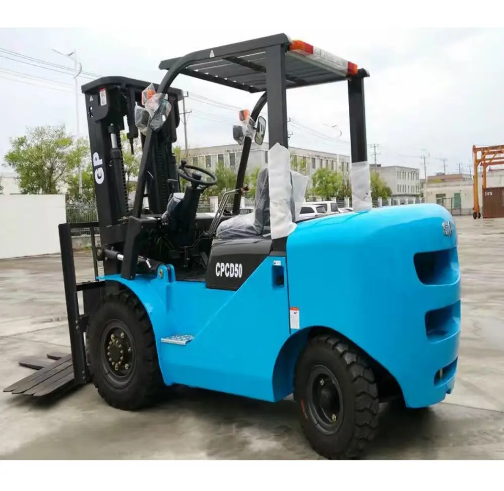 Jepang teknologi sistem TCM forklift 5 ton diesel forklift truk dengan cukup harga forklift