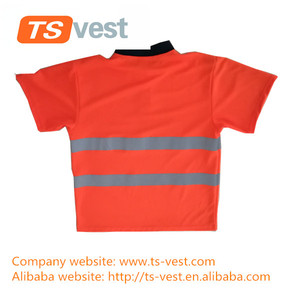 T-shirt avec bande réfléchissante pour protéger les travailleurs qui travaillent la nuit - Product Image 3