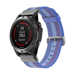 <span class=keywords><strong>Bracelet</strong></span> de <span class=keywords><strong>montre</strong></span> Tschick Fenix 5 Plus, <span class=keywords><strong>bracelet</strong></span> de <span class=keywords><strong>montre</strong></span> tissé en Nylon à dégagement rapide de 22mm pour <span class=keywords><strong>Garmin</strong></span> <span class=keywords><strong>Forerunner</strong></span> <span class=keywords><strong>935</strong></span>/approche S60/Instinct - Product Image 5