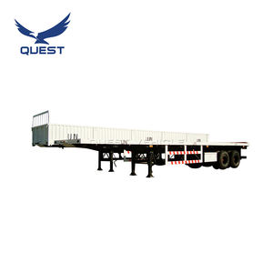 Лидер продаж, бортовой Премиум-мотор QUEST с 53-футовым, 40-футовым полуприцепом, 40-футовым контейнерным прицепом, грузовым прицепом, 2 шт., 13T FUWA Axle - Product Image 3