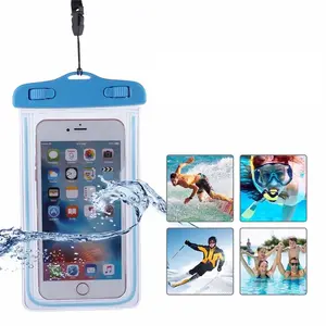 Universal Premium PVC Luminous Waterproof Phone Case Cover Water Proof Underwater Bag For iPhone For Android