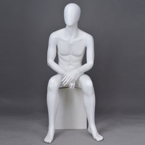 가장 현실적인 바디 페인팅 섹시한 살아있는 남성 앉아 남자 마네킹 성인 판매 - Product Image 5
