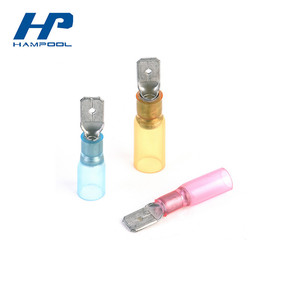 100 par emballage thermorétractable adhésifs terminaux femmes garnis de déconnexion - Product Image 6