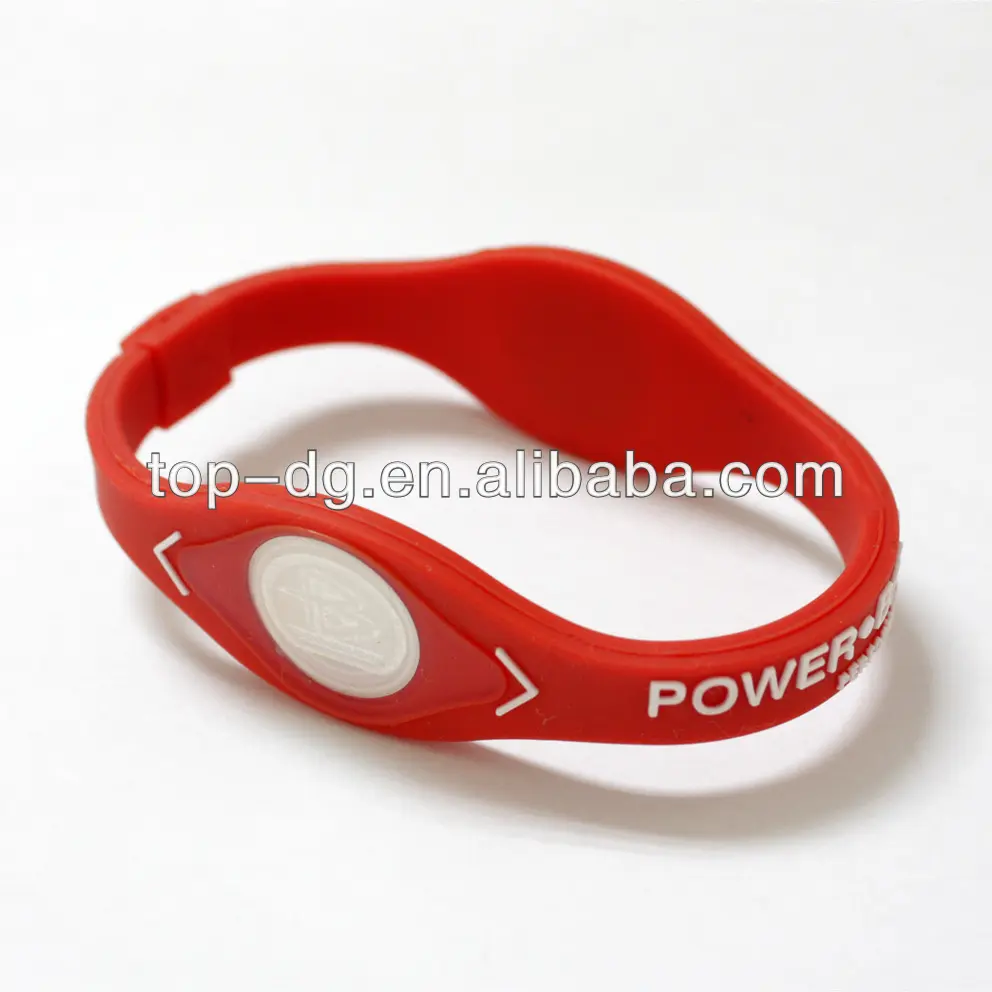Power Energy Balance Bands Silicone Yin Yang Sport Hologram Bracelet Wrist Band