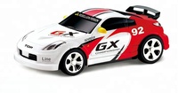 Mini voiture de course RC DWI à l'échelle 1:58, petite voiture de course miniature portable, peut être transformée en mini-canette de coca, mise à niveau 2.4G, télécommande radio sans fil