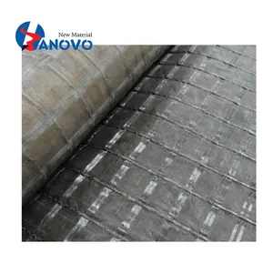Geogriglia in poliestere cucita con tessuto geotessile non tessuto impregnato da ingegneria civile bituminosa - Product Image 4