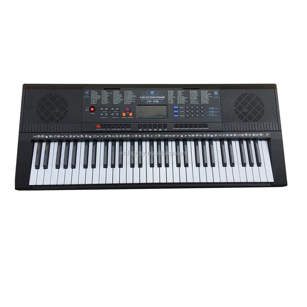 لوحة مفاتيح موسيقية إلكترونية متعددة الوظائف 61 مفتاح, هدية موسيقية للبيانو الكهربائي