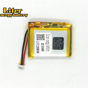 Connector 1,5-3 p 3,7 V 504040 1200 mAh rechargeable LiPo battery solar Li ion polymer lithium battery with PCM - Product Image 2