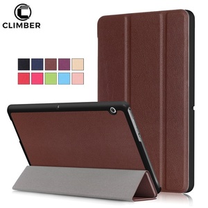 Stand Cas Pour <span class=keywords><strong>Huawei</strong></span> Mediapad T3 7 8 10 T2 <span class=keywords><strong>Pro</strong></span> M3 Lite Tablette De Couverture Pour L'honneur Jouer <span class=keywords><strong>Pad</strong></span> 2 Avec Auto Réveil - Product Image 1