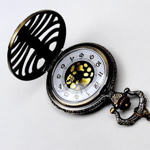 <span class=keywords><strong>Montre</strong></span> <span class=keywords><strong>de</strong></span> poche Vintage pour hommes, Quartz, Bronze, crâne ajouré, squelette, horloge, collier, chaîne, pendentif, <span class=keywords><strong>montre</strong></span> <span class=keywords><strong>de</strong></span> poche - Product Image 3