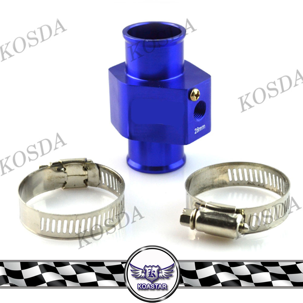 Keenso Adaptador Manguito Sensor Temperatura Agua 26-40mm Aluminio Azul – Controla El Motor