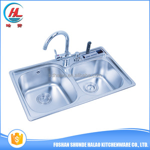 Campione gratuito commerical utilizzato dimensione esterna in acciaio inox 304/201 fibra kitchen sink - Product Image 1