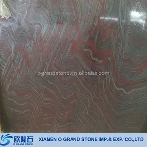 Baku Slab Granit granit Ubin Baru Brazil Besi Merah