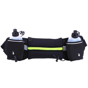 Hydratation <span class=keywords><strong>Ceinture</strong></span> De Course avec 2 Bouteilles d'eau 10 oz SANS BPA Convient À tous les Smartphones Pour La Course À Pied, Course, marathon, la Randonnée à pied ou à Vélo - Product Image 5