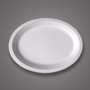 Biodegradable geschirr, <span class=keywords><strong>7</strong></span> inch einweg zuckerrohr zellstoff runde platten