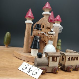 Sản phẩm mới rắn gỗ ủng hộ đám cưới âm nhạc hộp bán buôn - Product Image 4