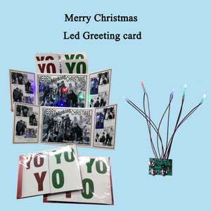 Personnalisé Fantaisie clignotant led module pour carte de voeux De Noël 2018 - Product Image 2
