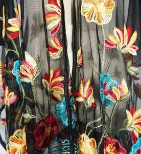 <span class=keywords><strong>Kimono</strong></span> <span class=keywords><strong>bordado</strong></span> cárdigan de encaje de mujer de alta calidad Jiyun - Product Image 5